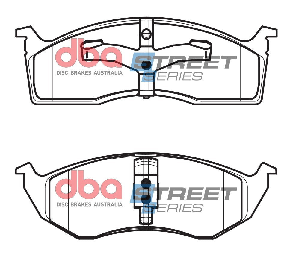 Ss Street Series Brake Pads Chrysler Neon 1996-2014 Front DB1374SS - DBA