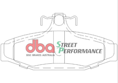 Sp Performance Brake Pads Ford 1999-2014 Rear DB1376SP - DBA | Universal Auto Spares