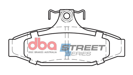 Ss Street Series Brake Pads Ford 1999-2014 Rear DB1376SS - DBA | Universal Auto Spares