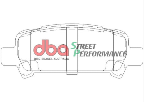 Sp Performance Brake Pads Subaru 1997-2003 Rear DB1379SP - DBA | Universal Auto Spares