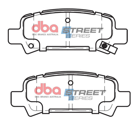 Ss Street Series Brake Pads Subaru 1997-2003 Rear DB1379SS - DBA | Universal Auto Spares