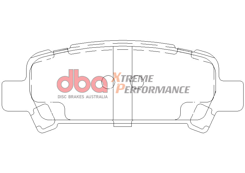 Xp Performance Brake Pads Subaru 1997-2003 Rear R90 Approved DB1379XP - DBA