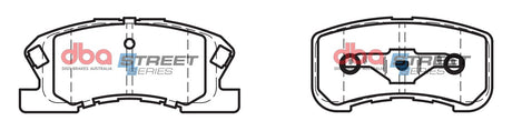Ss Street Series Brake Pads Diahatsu 1998 2005 Front DB1380SS - DBA | Universal Auto Spares