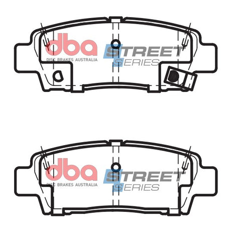 Ss Street Series Brake Pads Toyota 1992-2006 Rear DB1384SS - DBA | Universal Auto Spares