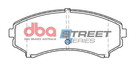 Ss Street Series Brake Pads Mazda & Mitsubishi 1999-2014 Front DB1388SS - DBA | Universal Auto Spares