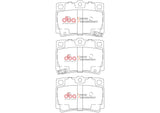Xp Performance Brake Pads Mitsubishi Challenger 1998-2016 Pajero Sport 2015 On Rear DB1390XP - DBA | Universal Auto Spares