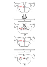 Race Brake Pads Bmw & Range Rover 1993-2013 Rear DB1397RP - DBA