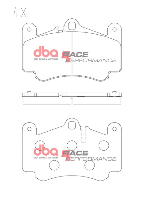 Race Brake Pads Porsche 911 996/997 1999-2012 Front DB1400RP - DBA | Universal Auto Spares