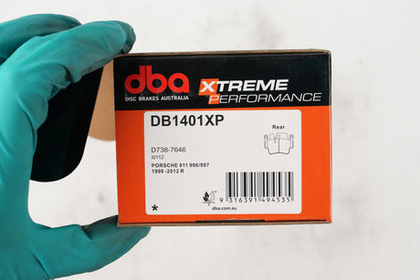Xp Xtreme Performance Brake Pads Porsche With Noise Supression Provision Backing PLATE.911 996/997 1999-2012 Front DB1401XP - DBA