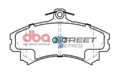 Ss Street Series Brake Pads Mitsubishi/Proton/Smart & Volvo 20012014 Front DB1402SS - DBA | Universal Auto Spares