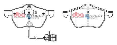 Ss Street Series Brake Pads Audi & Volkswagen 1996-2006 Front DB1404SS - DBA | Universal Auto Spares