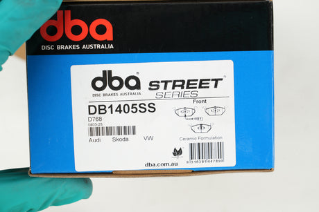 Ss Street Series Brake Pads Audi/Skoda & Volkswagen 1999-2014 Front DB1405SS - DBA | Universal Auto Spares