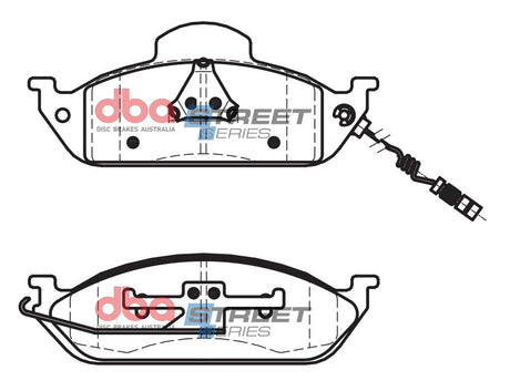 Ss Street Series Brake Pads Mercedes 1998-2005 Front DB1406SS - DBA | Universal Auto Spares