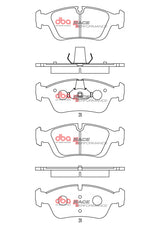 Race Brake Pads Bmw Z4 ROADSTER/3 Series Front DB1414RP - DBA