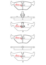 Race Brake Pads Bmw Z4 ROADSTER/3 Series Rear DB1415RP - DBA