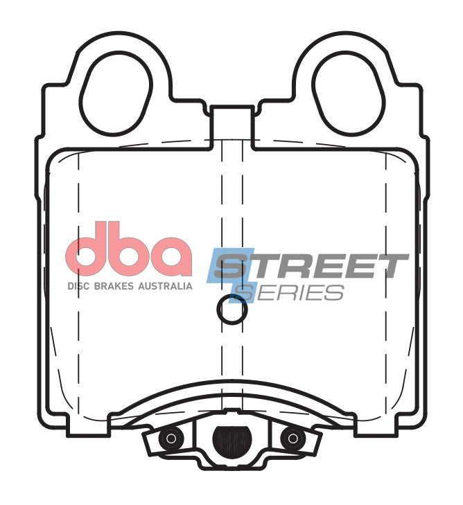 Ss Street Series Brake Pads Lexus & Toyota 1993-2014 Rear DB1416SS - DBA