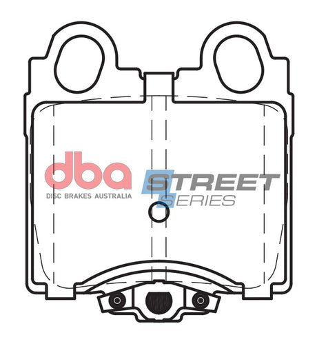 Ss Street Series Brake Pads Lexus & Toyota 1993-2014 Rear DB1416SS - DBA | Universal Auto Spares