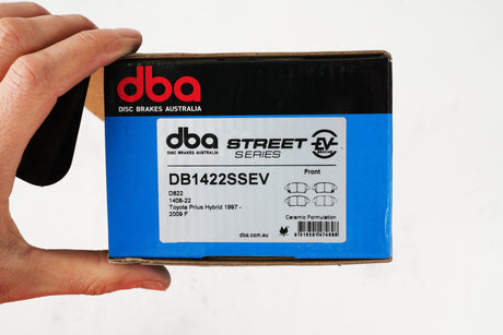 Ssev Street Series Brake Pads Toyota Prius Hybrid 1997 2009 Front DB1422SSEV - DBA | Universal Auto Spares