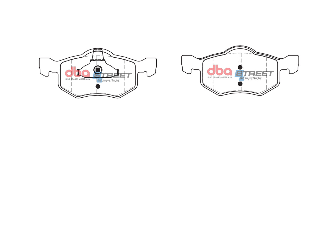 Ss Street Series Brake Pads Ford & Mazda 1997-2014 Front DB1426SS - DBA