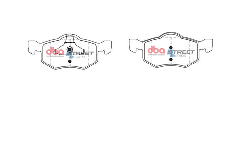 Ss Street Series Brake Pads Ford & Mazda 1997-2014 Front DB1426SS - DBA | Universal Auto Spares