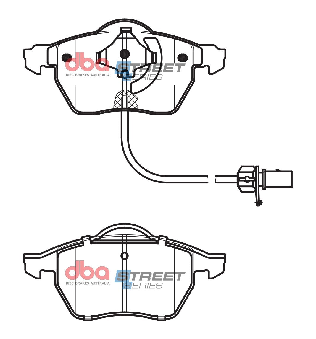 Ss Street Series Brake Pads Audi/Skoda & Volkswagen 2001-2008 Front(suits Wear Sensor DBAWS1126 ) DB1427SS - DBA