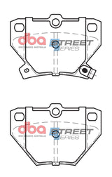Ss Street Series Brake Pads Toyota 1999-2014 Rear DB1429SS - DBA