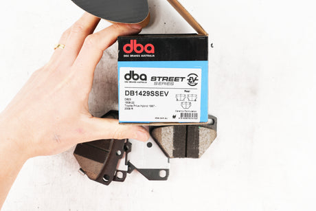 Ssev Street Series Brake Pads Toyota Prius Hybrid 1997 2009 Rear DB1429SSEV - DBA | Universal Auto Spares