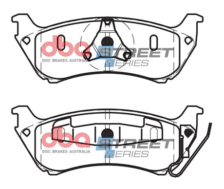 Ss Street Series Brake Pads Mercedes-Benz M Class 1998 2005 Front(suits Wear Sensor DBAWS1094 DBAWS1100 ) DB1430SS - DBA | Universal Auto Spares