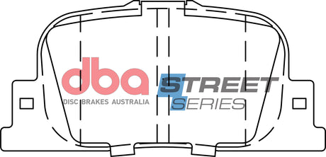 Ss Street Series Brake Pads Toyota 1998 2005 Rear DB1434SS - DBA | Universal Auto Spares