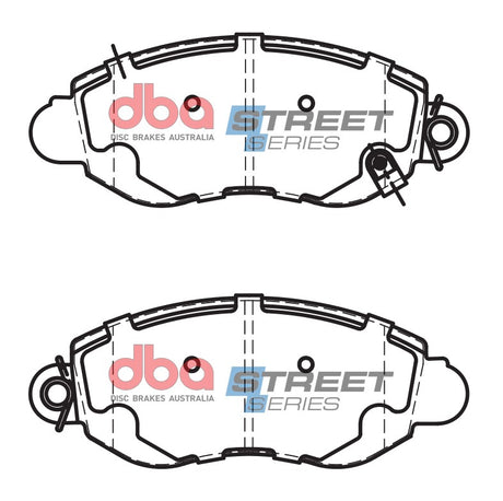 Ss Street Series Brake Pads Ford Transit 2001-2006 Front DB1436SS - DBA | Universal Auto Spares