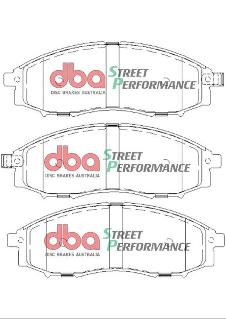 Sp Performance Brake Pads Nissan Navara 1997-2014 Front DB1439SP - DBA | Universal Auto Spares