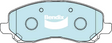 Brake Pad Set For Alfa Romeo DB359 GCT - Bendix | Universal Auto Spares