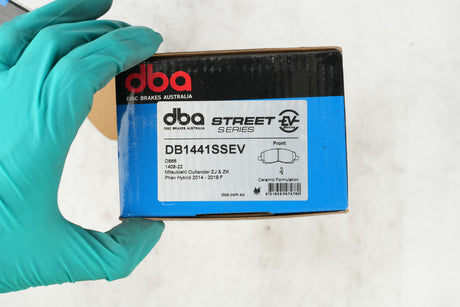 Ssev Street Series Brake Pads Mitsubishi Outlander Zj & Zk Phev Hybrid 2014 2019 Front DB1441SSEV - DBA | Universal Auto Spares
