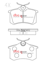 Rp Performance Brake Pads Renault Megane Bfb M5P.402 & M5P.404 Mechanical Park Brake 2020-> Rear DB1449RP - DBA | Universal Auto Spares