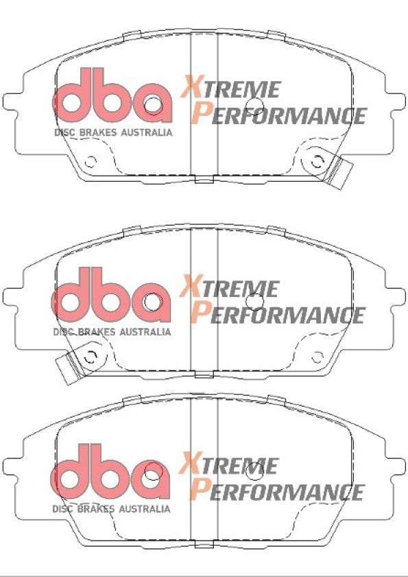 Xp Performance Brake Pads Honda Civic Integra And S2000 Front DB1452XP - DBA
