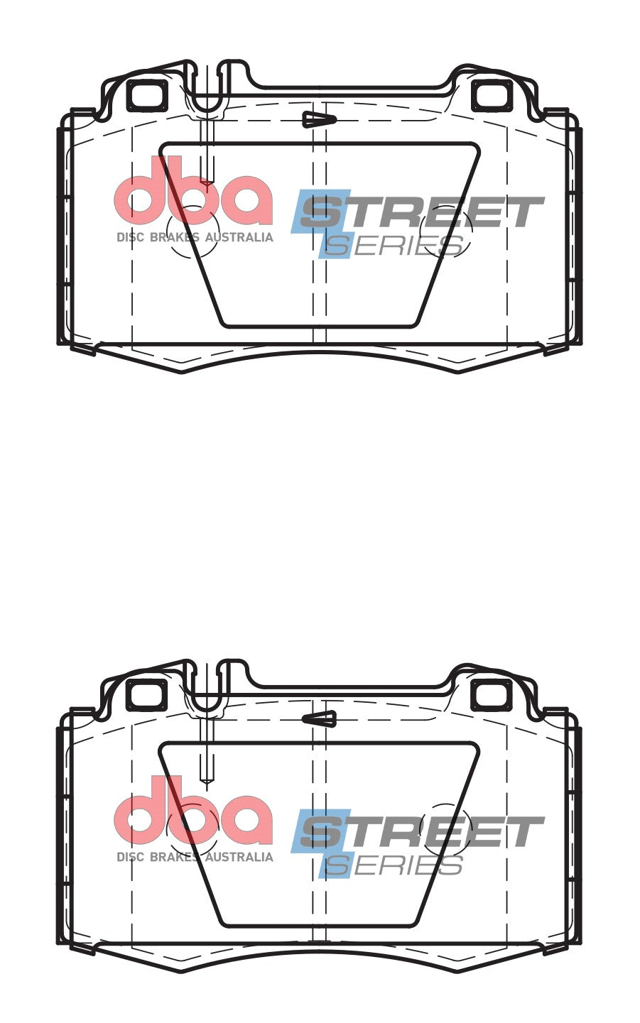 Ss Street Series Brake Pads Ferrari & Mercedes 1997-2014 Front(suits Wear Sensor DBAWS1104 ) DB1453SS - DBA