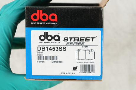 Ss Street Series Brake Pads Ferrari & Mercedes 1997-2014 Front(suits Wear Sensor DBAWS1104 ) DB1453SS - DBA | Universal Auto Spares