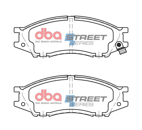 Ss Street Series Brake Pads Mazda & Nissan 1999-2014 Front DB1454SS - DBA | Universal Auto Spares