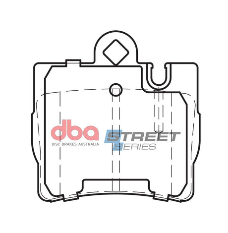 Ss Street Series Brake Pads Mercedes-Benz S Class 1998 2013 & On Rear DB1458SS - DBA | Universal Auto Spares
