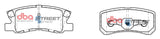 Ss Street Series Brake Pads Dodge/Jeep & Mitsubishi 2004-2014 Rear DB1464SS - DBA