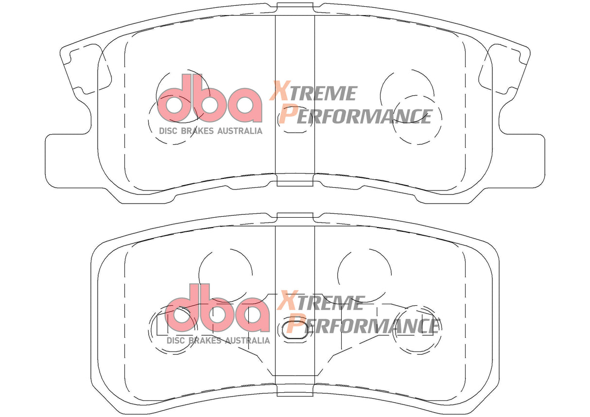 Xp Performance Brake Pads Mitsubishi Outlander/Pajero Rear DB1464XP - DBA