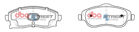Ss Street Series Brake Pads Holden Barina/Combo & Tigra 2001-2011 Front DB1471SS - DBA | Universal Auto Spares
