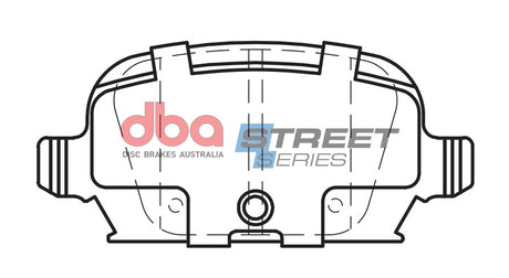 Ss Street Series Brake Pads Holden Barina & Tigra 2001-2007 Rear DB1472SS - DBA | Universal Auto Spares