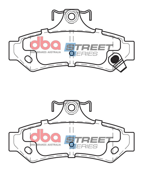Ss Street Series Brake Pads Toyota 2002-2014 Rear DB1475SS - DBA | Universal Auto Spares