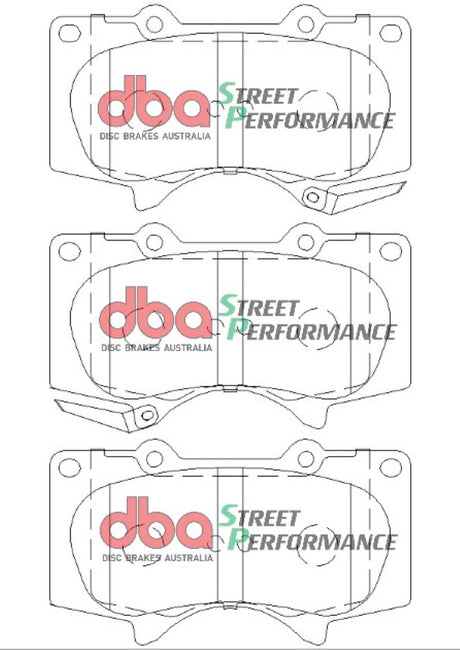 Sp Performance Brake Pads Lexus/Mitsubishi & Toyota 2003 On Front R90 Approved DB1482SP - DBA | Universal Auto Spares