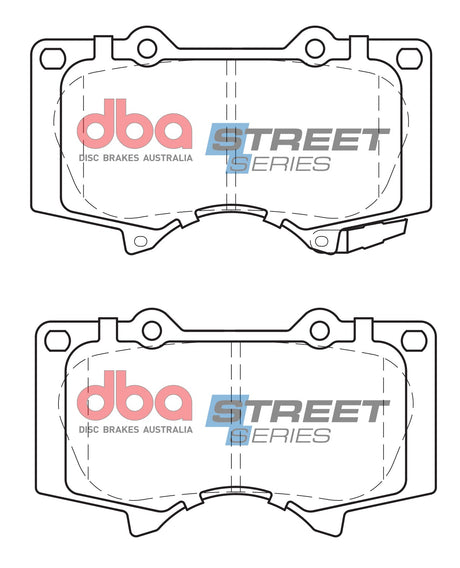 Ss Street Series Brake Pads Lexus/Mitsubishi & Toyota 2003 On 14 Front DB1482SS - DBA | Universal Auto Spares