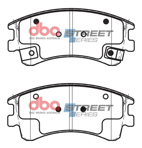 Ss Street Series Brake Pads Mazda 6 Gy Wagon 2.3L 2002-2005 Front DB1484SS - DBA | Universal Auto Spares