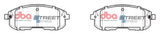Ss Street Series Brake Pads Nissan Maxima & Stagea 2002-2014 Front DB1485SS - DBA