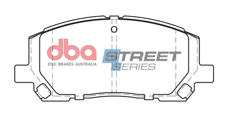 Ss Street Series Brake Pads Toyota Kluger 2003-2007 Front DB1488SS - DBA | Universal Auto Spares
