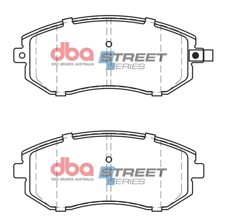 Ss Street Series Brake Pads Subaru 2001-2014 Front DB1491SS - DBA | Universal Auto Spares